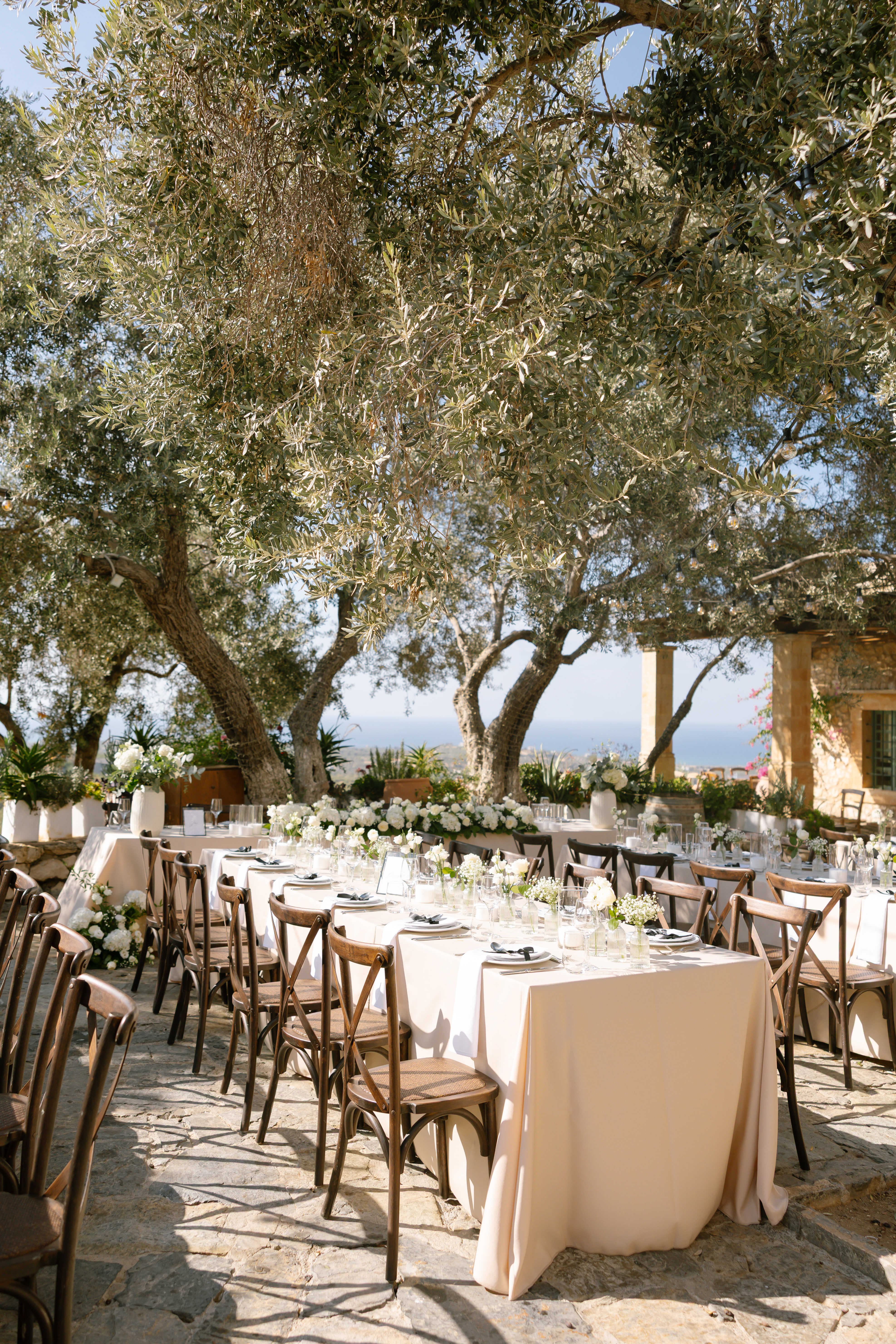 Destination wedding reception